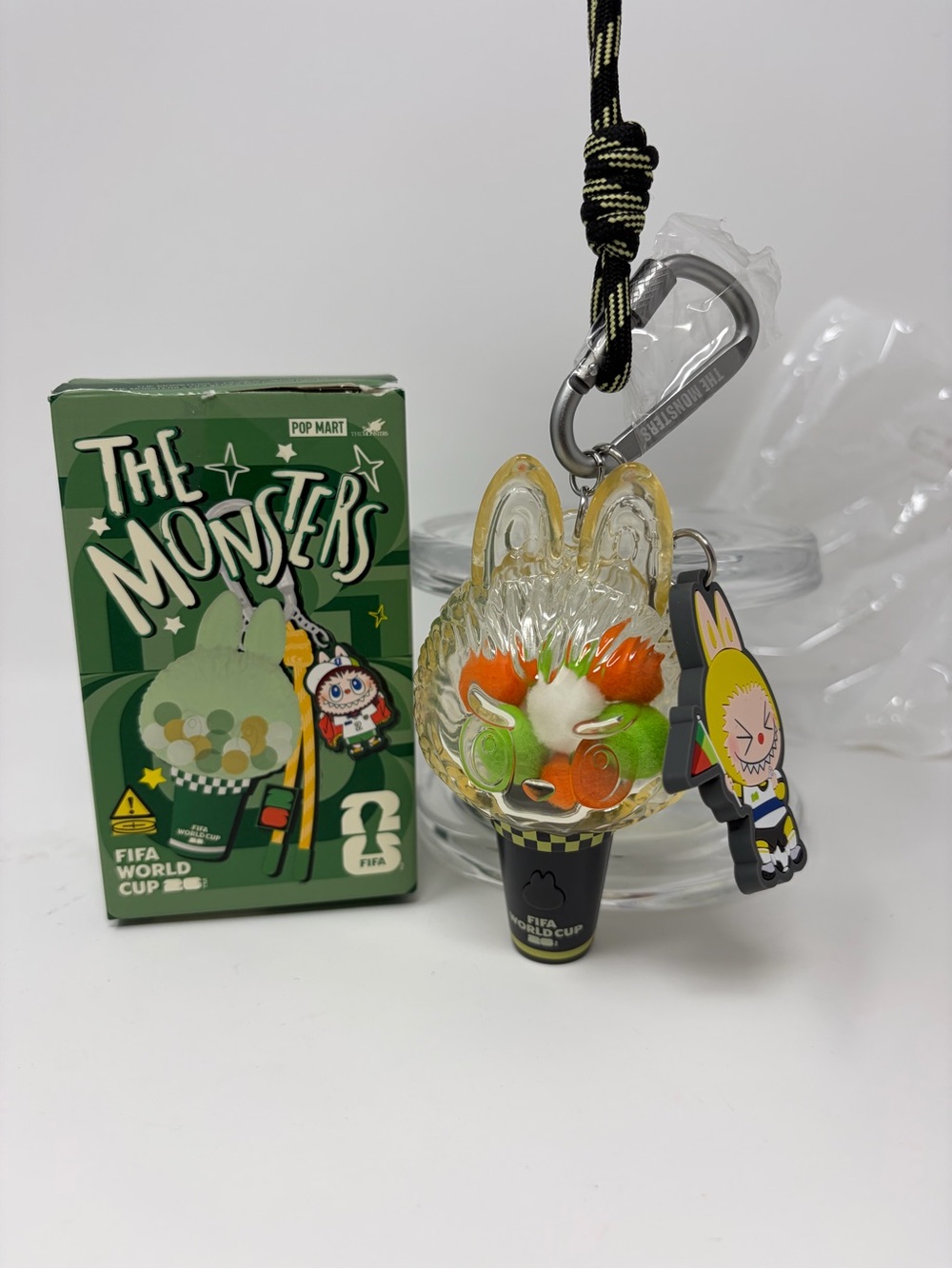 Pop Mart The Monsters Keychain Charm - Yellow & Green